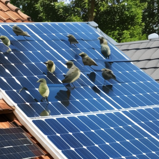 How to Help Prevent Birds From Nesting in Your Solar Panels